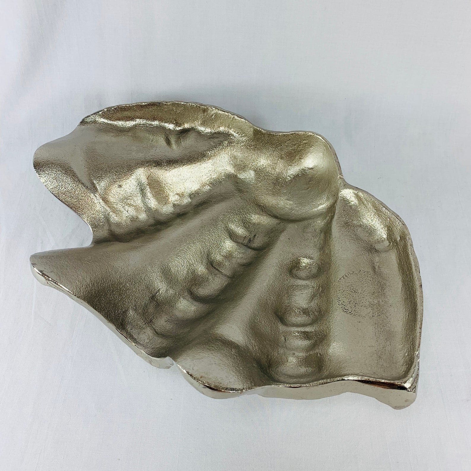 Vintage Cast Metal Clamshell Nautical Dish Shrimp Cocktail Etsy