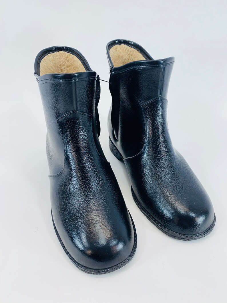 black steel toe boots