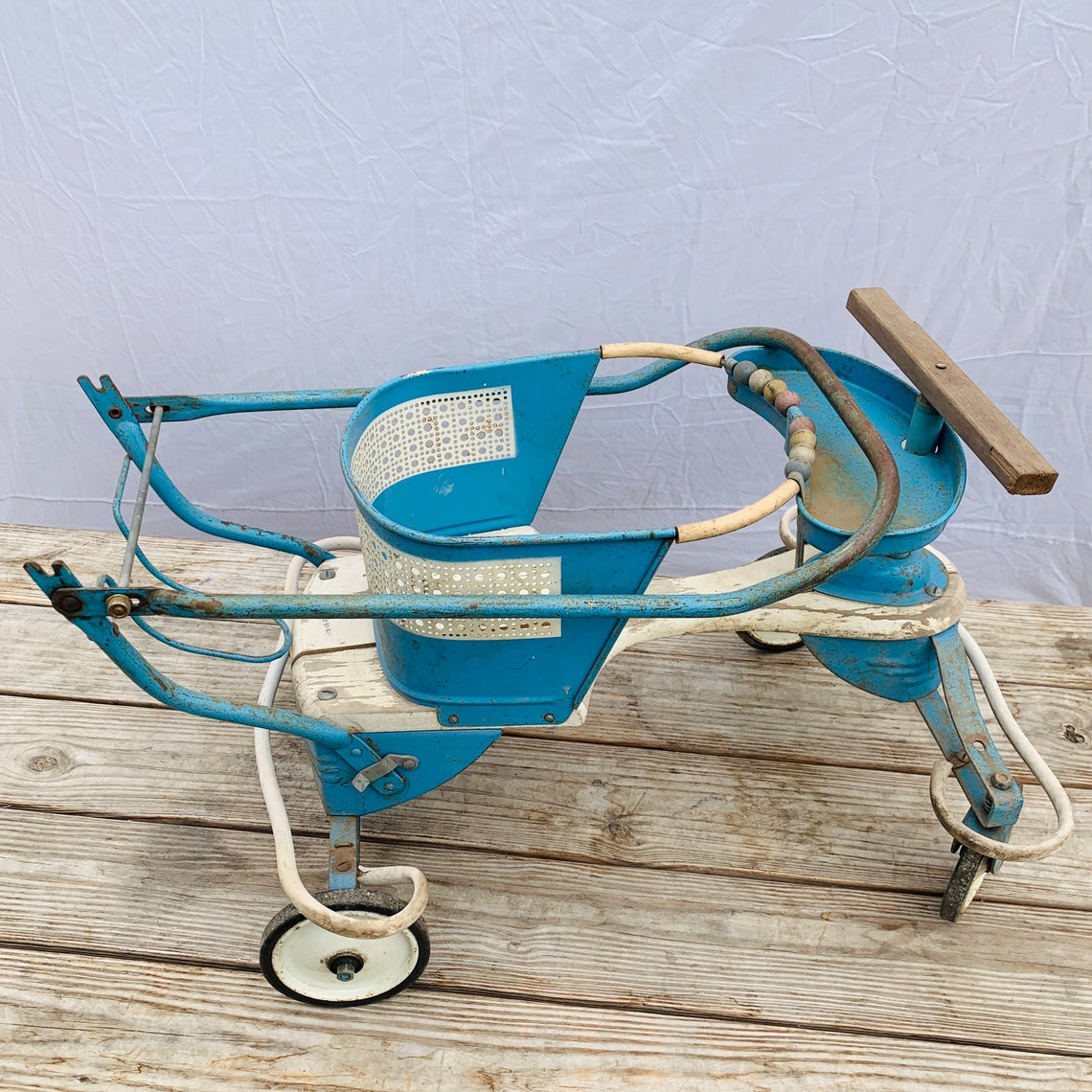 Vintage 1950's Taylor Tot Metal Baby Stroller Walker Etsy