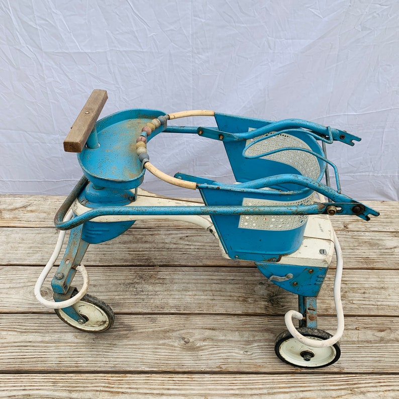 Vintage 1950's Taylor Tot Metal Baby Stroller Walker Etsy
