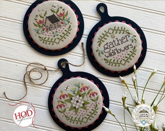 2024 Nashville Needlework Market - Hand on Design Gather Wildflowers Cross Stitch Pattern - Nashville  Market ~ Anabella's