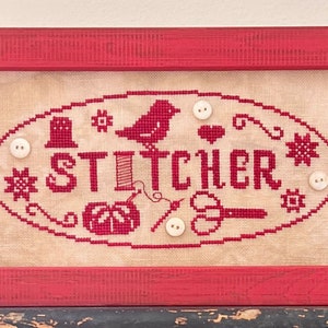 Luminous Fiber Arts STITCHER Cross Stitch Pattern ~ Luminous Fiber Arts Cross Stitch ~ New Cross Stitch