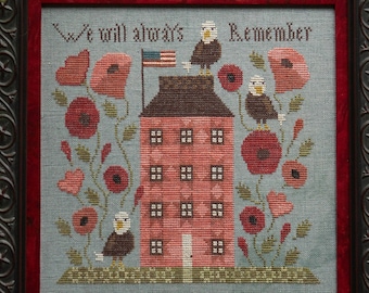 Plum Street Samplers ALWAYS REMEMBER Cross Stitch Pattern