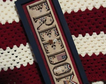 Cross Stitch ~  Signs of Freedom Cross Stitch Pattern  ~ Anabella's ~ Counted Cross Stitch ~ Kiralyn's Needlearts - Counted Cross Stitch