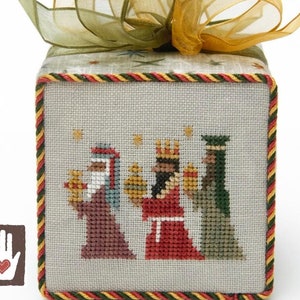 NEW! 2025 Nashville Needlework Market ~ Heart in Hand Nativity Frill Cross Stitch Chart  ~ Anabella&#39;s