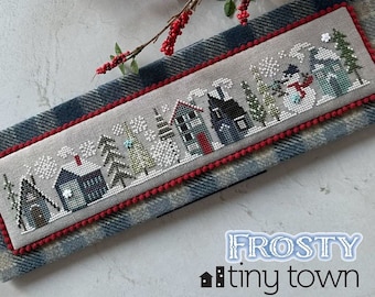 2024 Nashville Needlework Market - Heart in Hand Frosty Tiny Town Cross Stitch Pattern - Nashville Needlework Market~ Anabella&#39;s