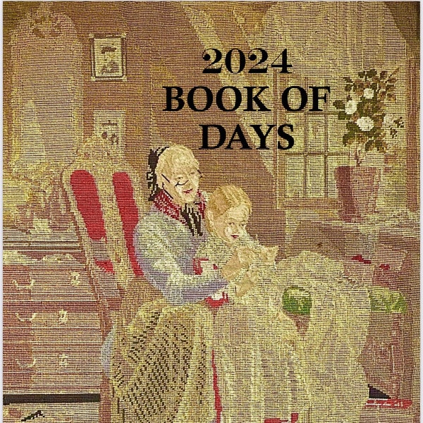 Needlework Press  2024 BOOK OF DAYS ~ Cross Stitch Planner ~ Needlework Planner