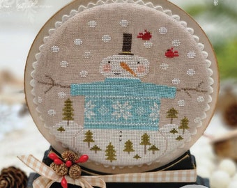 With Thy Needle & Thread SNOW MAGICAL Cross Stitch Pattern - Winter Cross Stitch - Christmas Cross Stitch ~ Brenda Gervais