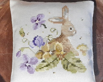 Samplers Primitives BUNNY & VIOLETS PDF Cross Stitch Pattern ~Samplers Primitives Cross Stitch Patterns ~ Instant Download