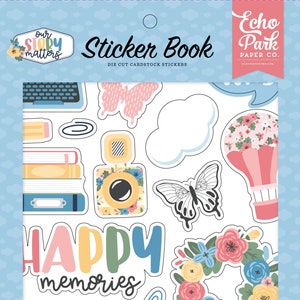 New! Carta Bella OUR STORY MATTERS Sticker Book ~ Card Making Stickers ~ Scrapbook Stitckers