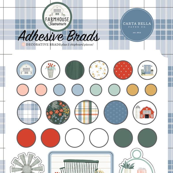 Scrapbooking Brads Etsy