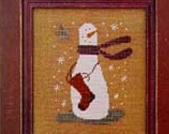 Bent Creek WAITING FOR SANTA Cross Stitch Pattern ~ Bent Creek Cross Stitch Charts ~ New Cross Stitch ~ Christmas Cross Stitch