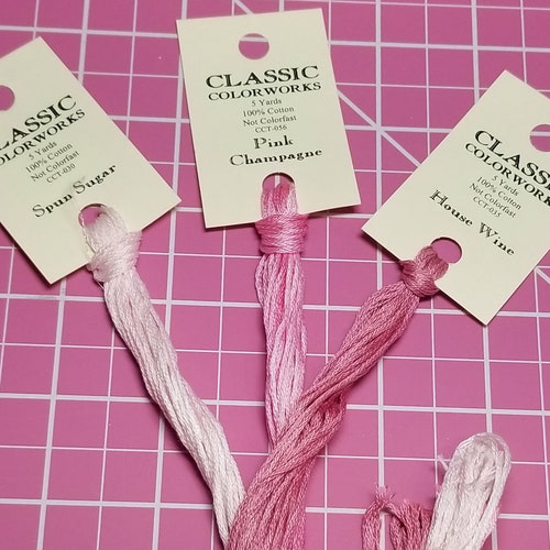 Classic Colorworks / Reds / Floss / Cross Stitch / Embroidery Etsy