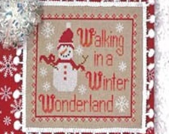 Pickle Barrel Designs WINTER WONDERLAND  Cross Stitch Pattern - Winter Cross Stitch