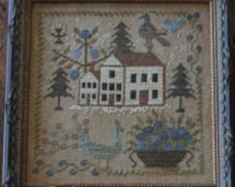 Blackbird Designs PLEASURE Of The FLEETING YEAR Cross Stitch Pattern - Loose Feathers Series for The Birds #6