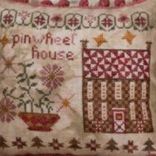 Pansy Patch Quilts & Stitchery TRIMMING THE TREE Cross Etsy