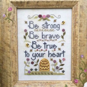 Shepherd&#39;s Bush Be True To Your Heart Cross Stitch Pattern