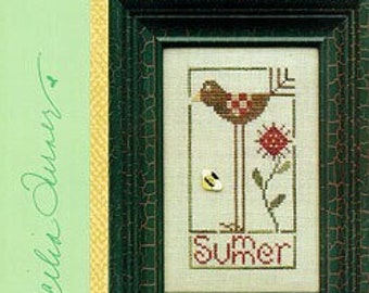 Heart in Hand WEE ONE SUMMER Bird Cross Stitch Pattern - Stitching Cross Stitch ~ Anabella's