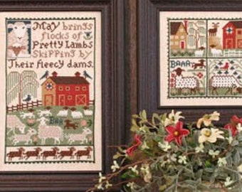 The Prairie Schooler MAY Cross Stitch Pattern - Summer Cross Stitch