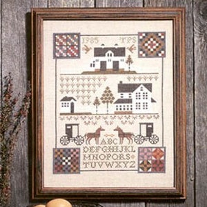 PRAIRIE SCHOOLER Sunshine & Shadow Cross Stitch Pattern - The Prairie Schooler  ~ Anabella&#39;s Cross Stitch