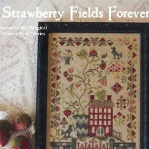Blackbird Designs STRAWBERRY FIELDS FOREVER  Cross Stitch Pattern ~ Blackbird Designs Cross Stitch