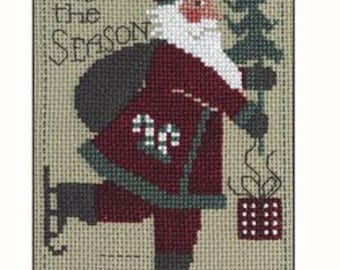 2026 Prairie Schooler Santa Cross Stitch chart by The Prairie Schooler -  The Prairie Schooler Santa Cross Stitch charts ~ Anabella's