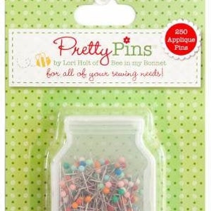 Lori Holt PRETTY PINS - APPLIQUE Pins Box of 250