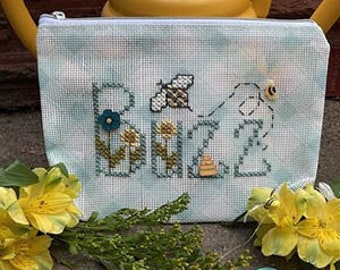 Shepherd's Bush BUZZ MINI BAG  Cross Stitch Pattern ~ Shepherd's Bush Cross Stitch Pattern ~ Anabella's ~ Counted Cross Stitch