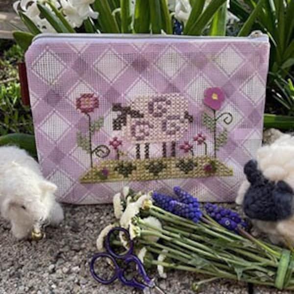 Shepherd's Bush LAMB  MINI BAG  Cross Stitch Pattern ~ Shepherd's Bush Cross Stitch Pattern ~ Anabella's ~ Counted Cross Stitch