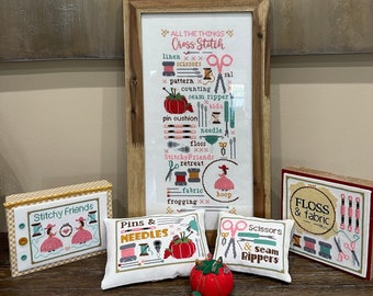 Anabella's Needleart ALL The Things CROSS STITCH Cross Stitch Pattern - New Cross Stitch