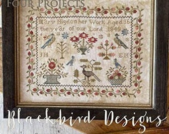 2024 Nashville Needlework Market - BLACKBIRD DESIGNS Moments of Glad Grace Cross Stitch pattern ~ Anabella's Cross Stitch