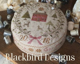 Blackbird Designs EARLY CHRISTMAS MORNING Cross Stitch Pattern - Blackbird Designs Cross Stitch - Christmas Cross Stitch