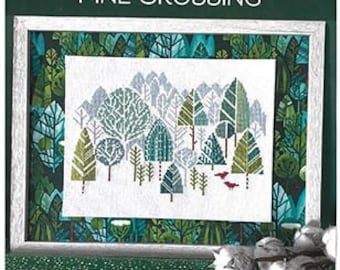 Robin Pickens Pine Crossing Cross Stitch pattern ~ Robin Pickens Cross Stitch ~ Anabella's ~ New Cross Stitch
