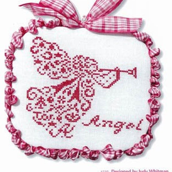 JBW Designs FRENCH COUNTRY Angel Cross Stitch Pattern - Christmas Cross Stitch ~ Judy Whitman Cross Stitch