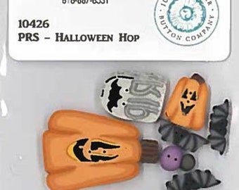 Just Another Button Company  HALLOWEEN HOP Buttons -  Halloween Buttons