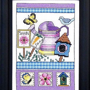 Bobbie G. Designs SPRING JOY Cross Stitch Pattern ~ Spring Cross Stitch