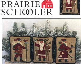 The Prairie Schooler Santas Revisited XI (2009, 2011 & 2016)Cross Stitch Patterns - Christmas Cross Stitch