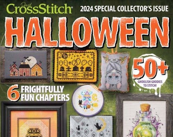 Just Cross Stitch Magazine HALLOWEEN 2024 COLLECTORS Edition 50