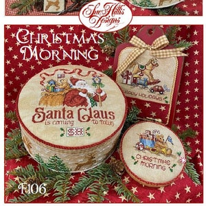 Sue Hillis Designs CHRISTMAS MORNING Cross Stitch Pattern ~ 2021 NEEDLEWORK Expo