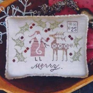 Plum Street Samplers MERRY ONE Cross Stitch Pattern