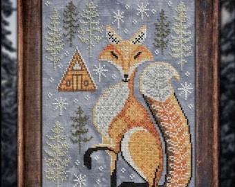 Cottage Garden Samplings A Year In The Woods THE FOX #1 Cross Stitch Pattern ~  NEW 12 Part Series  - Cross Stitch Series