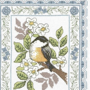 Imaginating Chirping Chickadee Cross Stitch chart by Diane Arthurs - Bird  Cross Stitch ~ Counted Cross Stitch ~ Anabella&#39;s