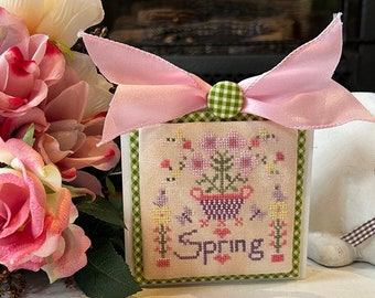 Anabella's Needleart MINI MOTIFS™ SPRING Cross Stitch Pattern ~  Spring Cross Stitch ~ Mini Motifs Cross Stitch ~ Anabella's Cross Stitch