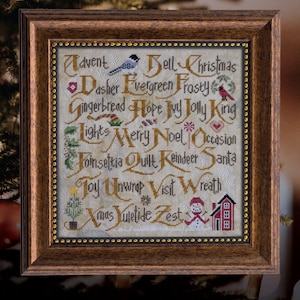 Cottage Garden Samplings CHRISTMAS SAMPLER II Cross Stitch Pattern - Christmas Cross Stitch