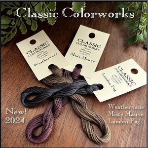 NEW Classic Colorworks 2024 Embroidery Floss  ~ Anabella's FLOSSPAK™ ~  Set of 3 ~  5 Yard Skeins ~ Cross Stitch Floss PRE-Order