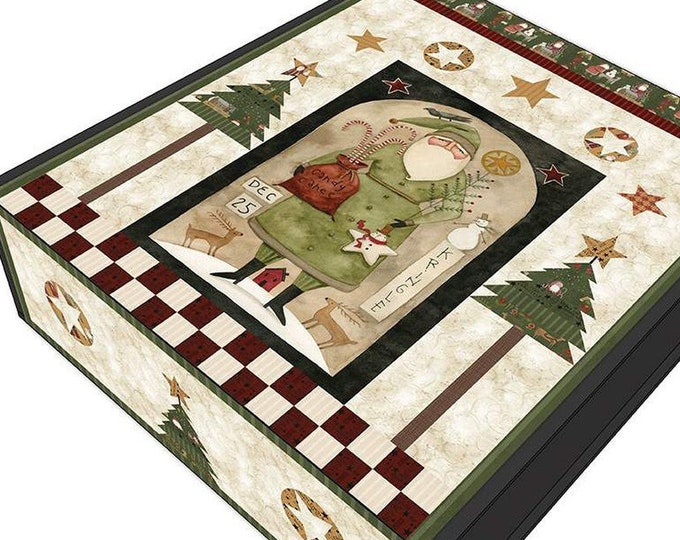 Teresa Kogut Kris Kringle Panel Quilt Boxed Kit Christmas Quilt Kit Teresa Kogut Quilt Kit Etsy