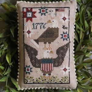 NEW! 2026 Nashville Needlework Market ~ Freedom Flock Cross Stitch by Plum Street Samplers - Nashville Needlework Market Pre-Order