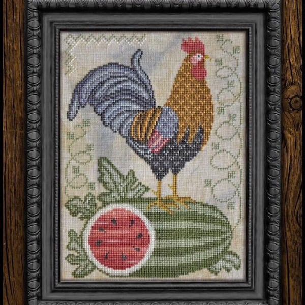 Cottage Garden Samplings SWEET SUMMERTIME #7 Cross Stitch Pattern - Time For All Seasons Series!