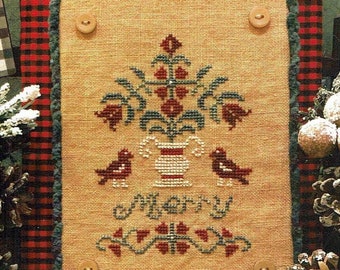 MERRY TOPIARY  Cross Stitch Pattern by Scissor Tail Designs