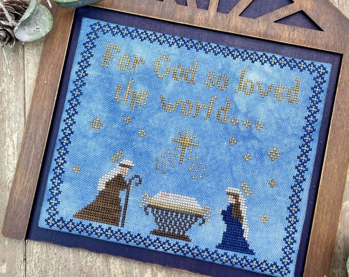 The Proper Stitcher HIS GIFT Cross Stitch Pattern Christmas Cross Stitch the Proper Stitcher